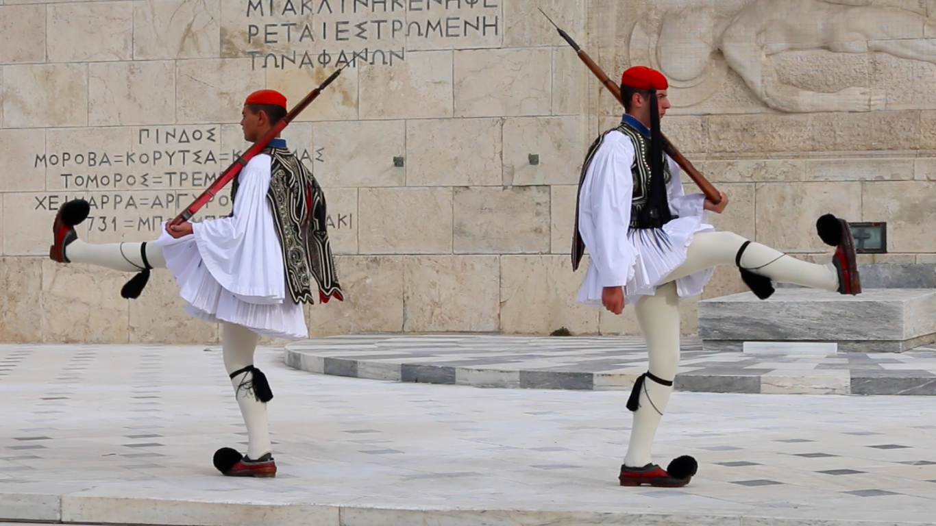 Athens Greece City Tour Video Changing of the guard